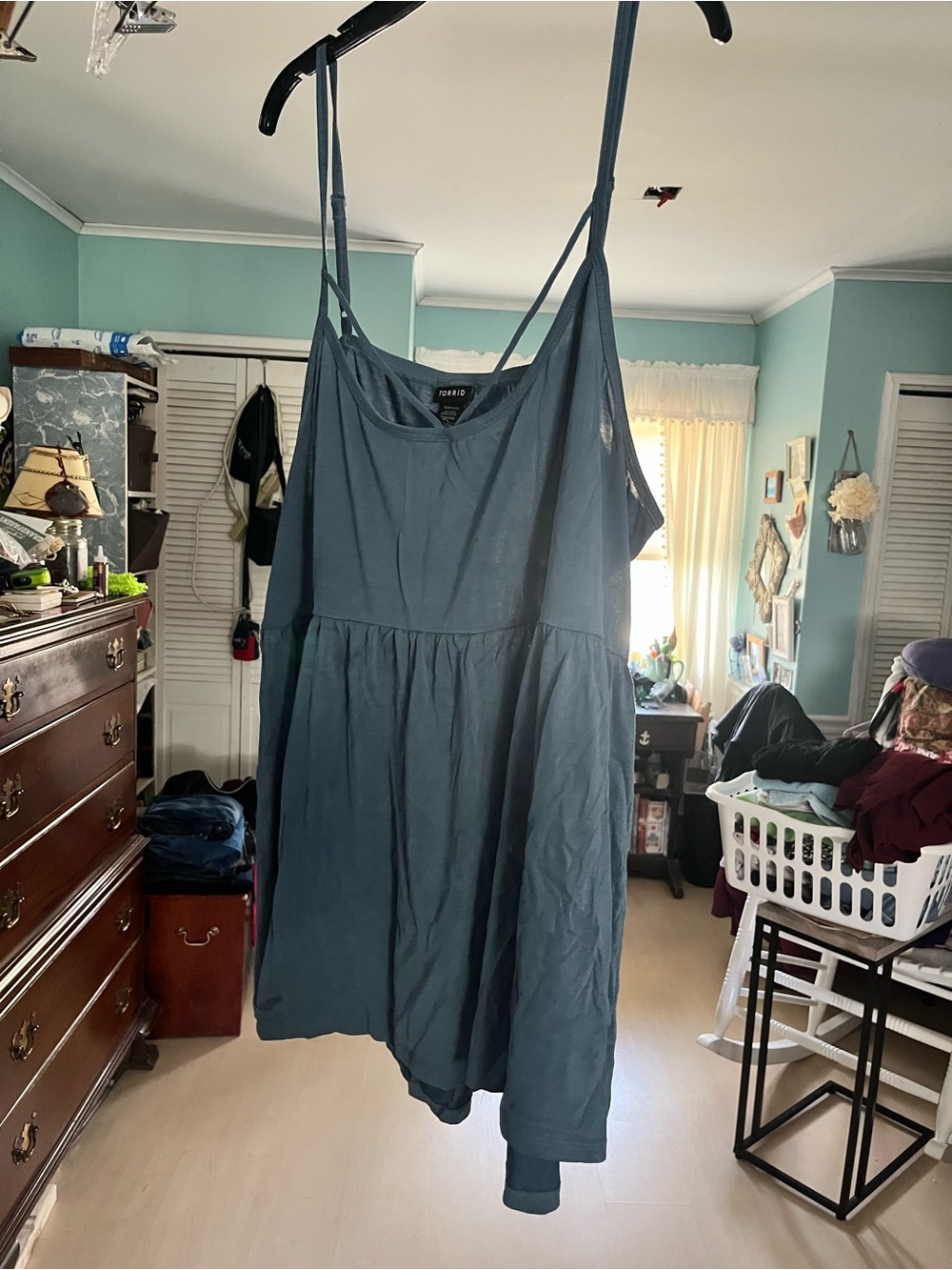 torrid Teal Spaghetti-Strap Tank